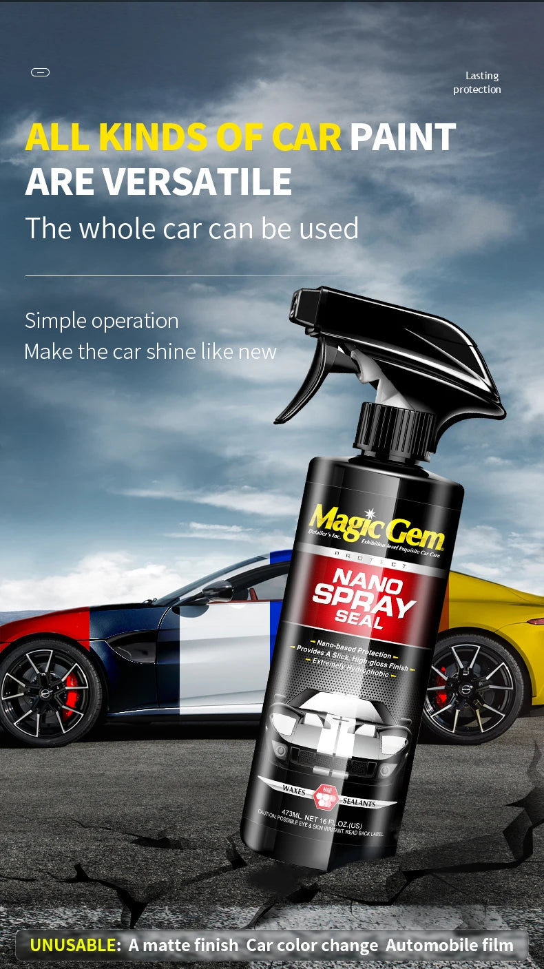 Magic Gem Car Ceramic Nano Coating Liquid For Toyota  Crystal Hydrophobic Layer Polishing Paint Agent Car Polish Nanos Coatings