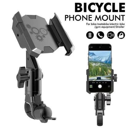 Shockproof Phone Holder for Road Mountain Riding for Bike Motorcycle Handlebar Bicycle 360° Rotating Navigation Mount Bracket
