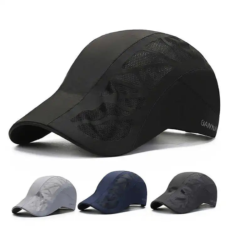 Outdoor Sports Hats Quick Dry Baseball Caps Men Women Adjustable Breathable Thin Mesh Hat