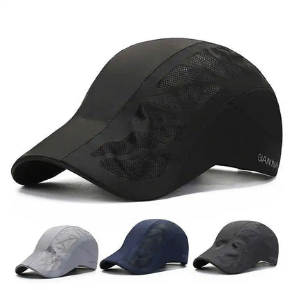 Outdoor Sports Hats Quick Dry Baseball Caps Men Women Adjustable Breathable Thin Mesh Hat
