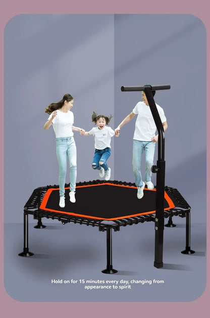 Indoor bungee cord,50-inch trampoline,adult fitness equipment,weight loss equipment,bungee jumping bed,leisure and entertainment