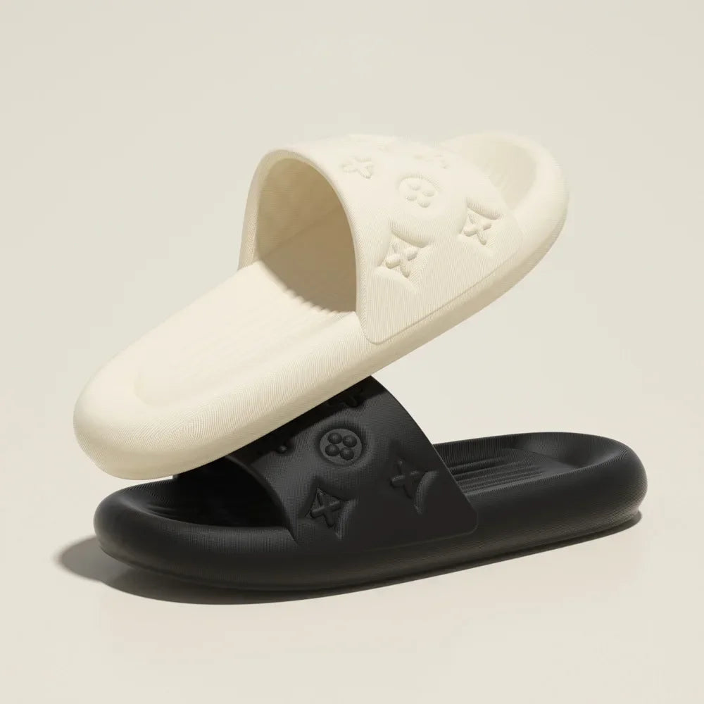 Indoor Slippers Summer Fashion Men Women Floor Flat Shoes EVA Flip Flops Female Non Slip Bathroom Home Outdoor Slippers