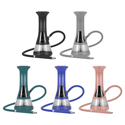 New Portable Acrylic Smart Electric Hookah Shisha Set 40000MAH Battery Ultra Long Endurance LED Display with Storage Bag
