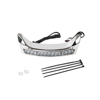 New Motorcycle GOAT-E LED Fairing Light Chrome Amber/White For Harley CVO Electra Street Glide Ultra FLHXU FLHX FLHXSE 2024 2025