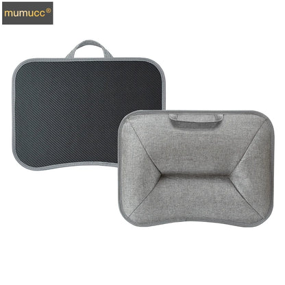 MUMUCC Multifunctional Laptop Desk With Cushion and Filled with Foam Particles, Small Pillow Table, Hard Mouse Pad Large
