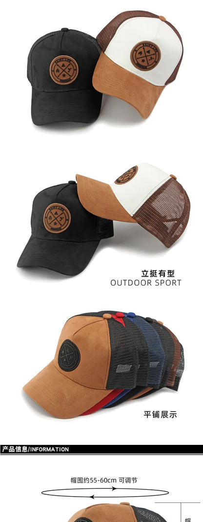 Korean Version Baseball Cap Mesh Hat Men Women Summer Spring Outdoor Sunscreen Sun Hat Casual Versatile Women Sport Cap