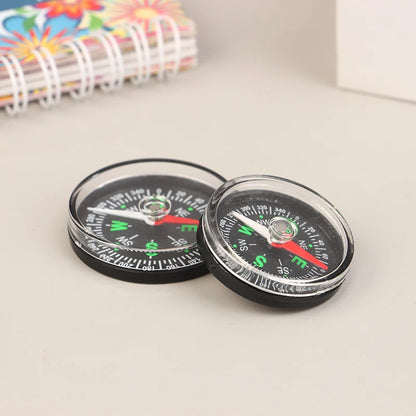 35/40MM Handheld Compass ABS Camping Pocket Compass Portable  Climbing Riding Children Gift Outdoor Survival Gear B.H