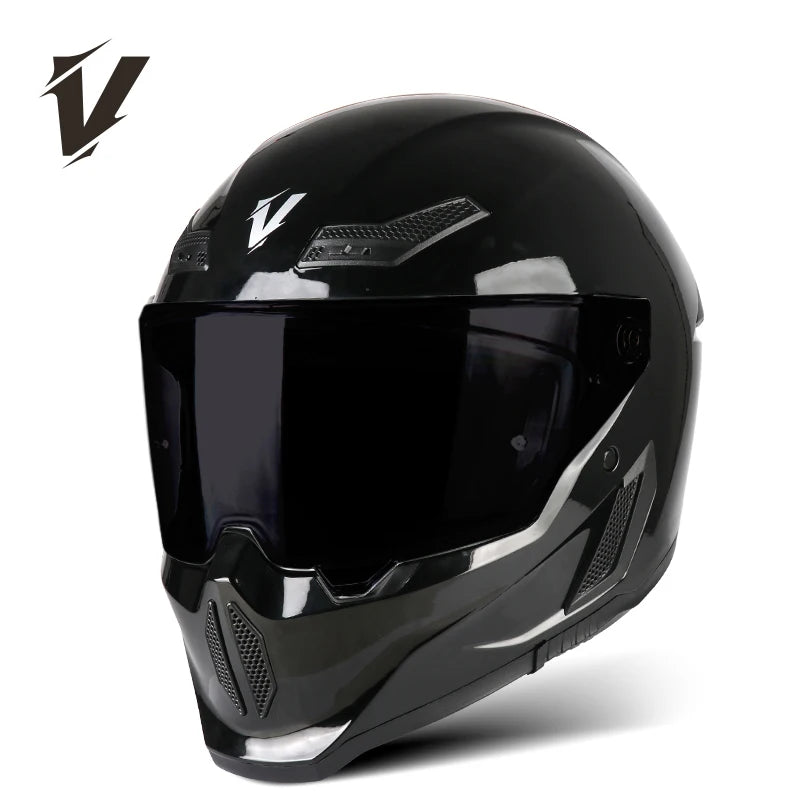 New Motorcycle Helmet DOT Approved  Full Face Racing Off-road Helmets Capacetes Men Cascos Para Moto for Harley Four Season