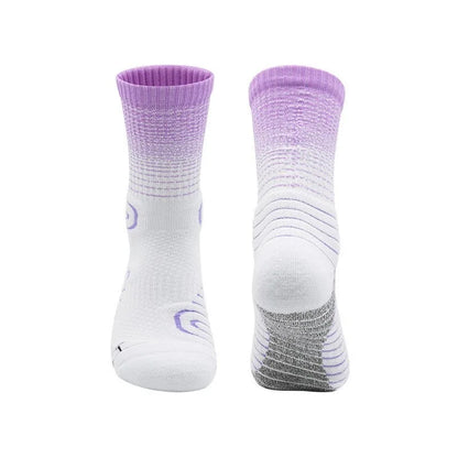 Practical Basketball Socks for Man Kids Thickened Towel Bottom Professional Medium Tube Sports for Elite Running Cycling