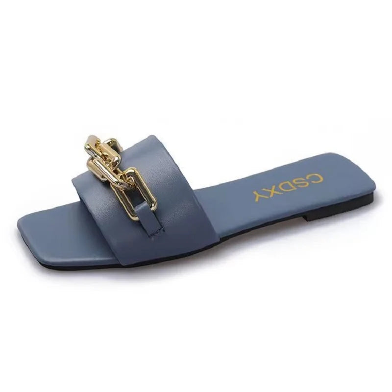 High Quality Purse And Handbag PU Leather Purses And Chain Sandals Sets Flat Shoes And Bag Set Matching Handbag For Women Luxury
