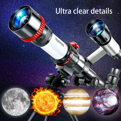 Professional Astronomical Telescope Powerful Monocular Portable HD Moon Space Planet Observation Gifts for Children Students