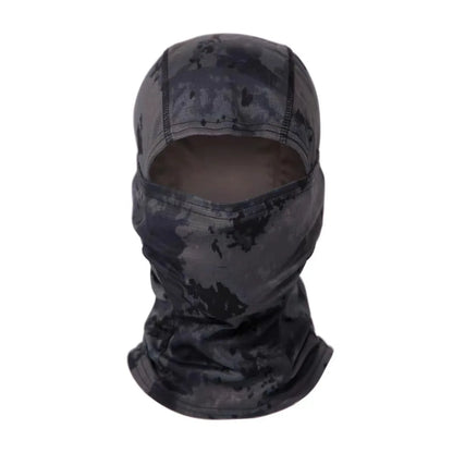 Motorcycle Cooling Full Face Mask Summer Breathable Motorbike Riding Hood Neck Cover Motocross Cycling Helmet Headgear