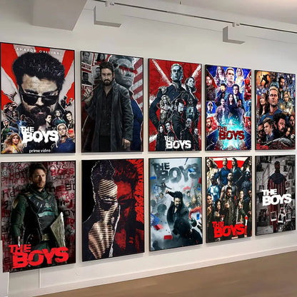 The Boys Poster Print A5 A4 A3 A2 Wall Art Decor For Room Office Gift For Fans