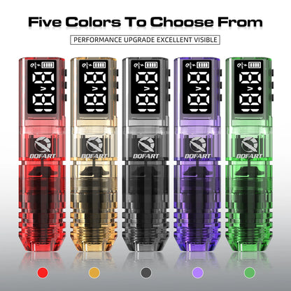 DQFART New Wireless Tattoo Machine Kit Tattoo Needles Tattoo Ink Cups Tattoo Pen Suitable for Tattoo Beginners Tattoo Artists