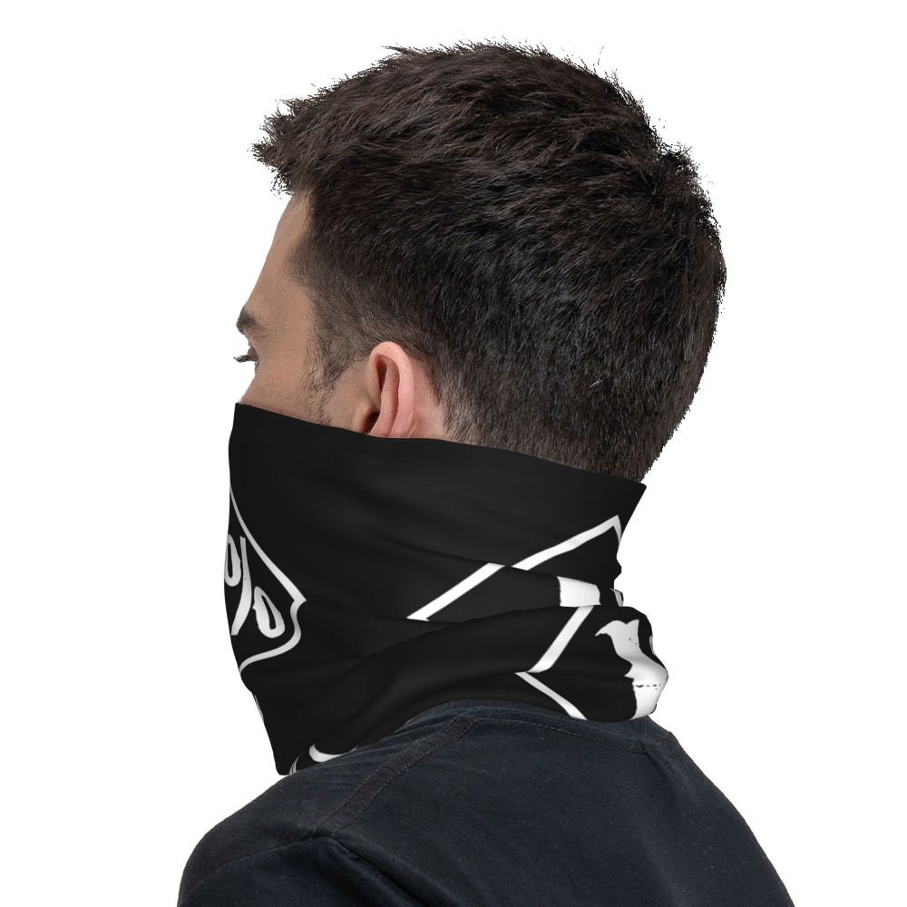 Custom 1 Percenter Essential Sons Bandana Neck Gaiter for Ski Camping Men Women Wrap Scarf TV Show Anarchy Headband Warmer