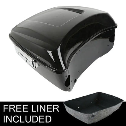 Motorcycle King Trunk For Harley Touring CVO Road Glide 2014-2025 Gunship Gray