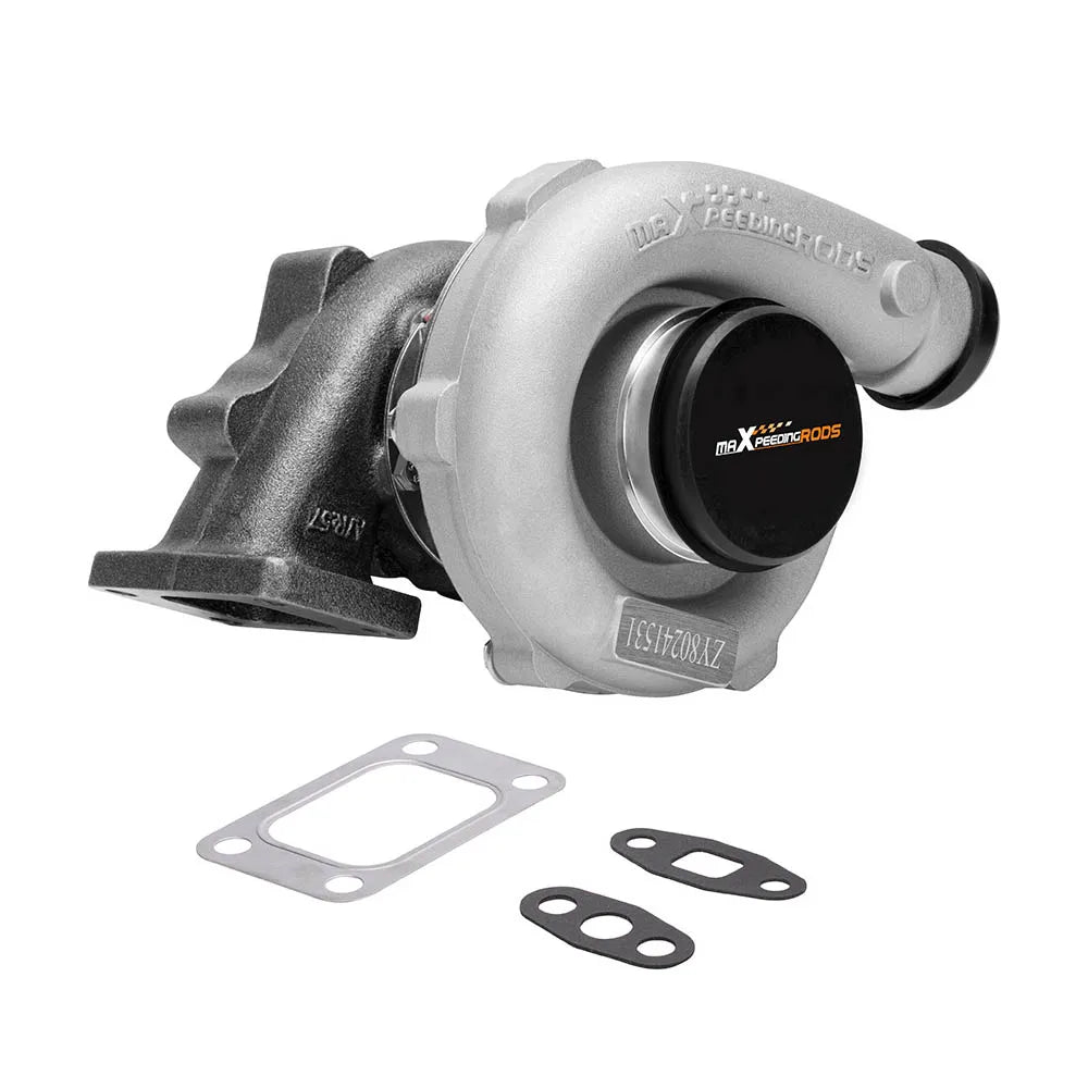 T3 T4 T04E .57 A/R Universal 5 Bolts Turbo Turbocharger for 1.5L to 2.5L 400HP T3 Flange