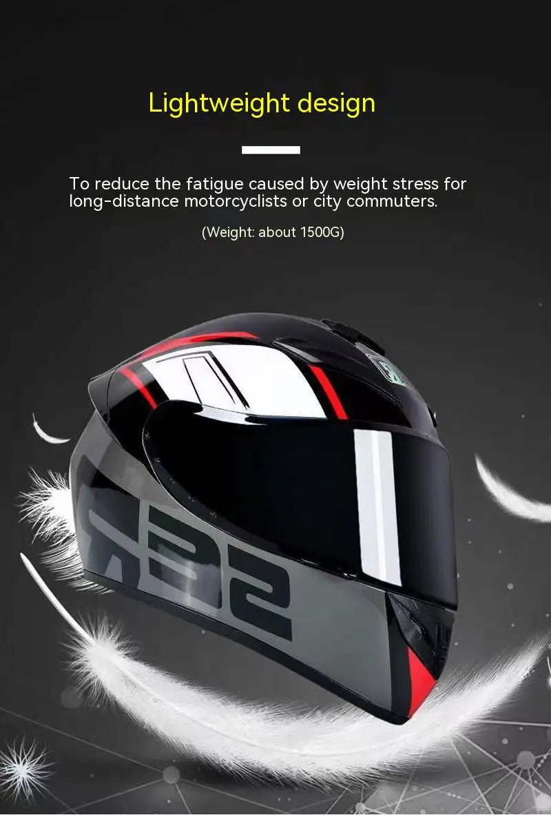 Unisex DOT Certified Full Face Motorcycle Helmet Safety Motobike Scooter Casco Moto Modular Capacetes Helmet