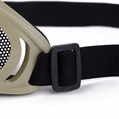 Outdoor Tactical Paintball Goggles Eyewear Iron Wire Mesh Motorcycle Mountaineering Glasses Safe Protection