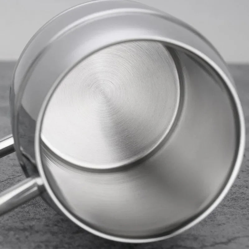 Hot Sale Double Wall Stainless Steel Beer Mug Portable Coffee Tea Cups Travel Tumbler Office Use Water Cup with Handle Drinkware