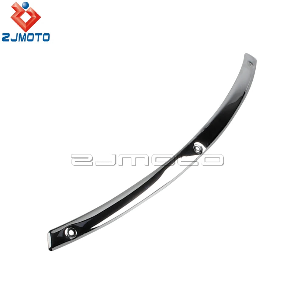 Steel Motorcycle Front Windshield Trim W/ Rubber Gasket For Harley Electra Street Tri Glide Touring Windscreen Strips 1996-2013