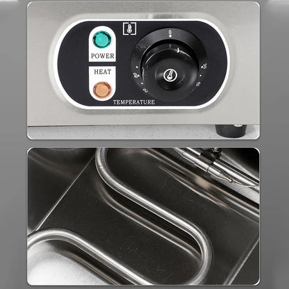 Commercial Soup Warmer Restaurant Kitchen Equipment Insulated Soup Kettle Buffet Food Warmer With 4Pots 7L For Catering 110/220V