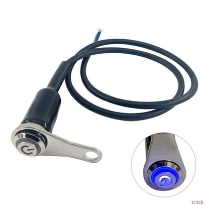 K1KE Durable CNCStart Engine On Off Self-lock Switch Button Motorbike Dirt Bike