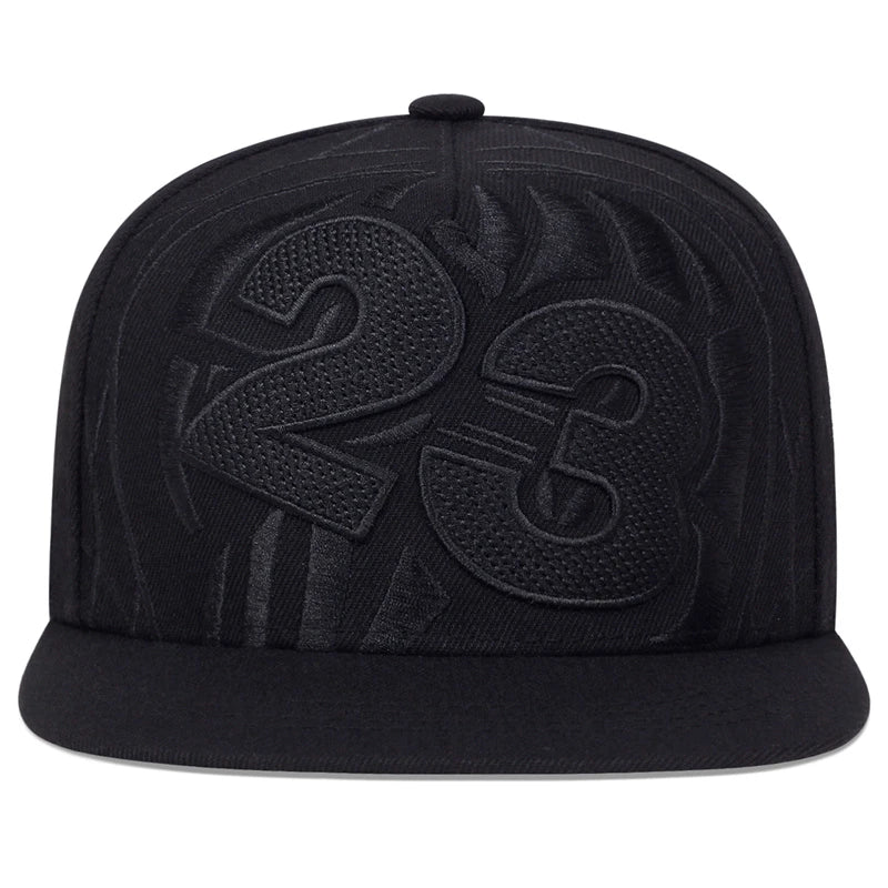 1piece Unisex Number 23 Basketball Embroidery Hip Hop Hat Outdoor Adjustable Sunscreen Leisure Hat Spring Summer Travel Vacation