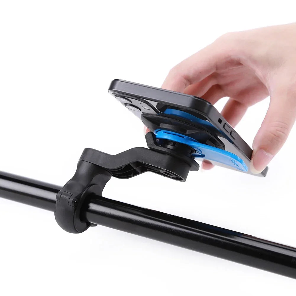 Standes Motorcycle Bike Phone Holder 360° Rotatable Detachable Mount for Delivery Navigation Self Lock Anti-shake Phone Holder