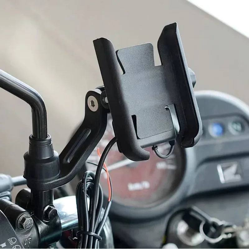 Motorcycle Handlebar Mobile Phone Holder Electric Car GPS Stand Bracket Riding Equipment Holder