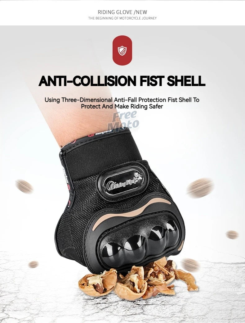 Knight Motorcycle Racing Gloves Motorcross Motorbike Cycling Gloves with Protective gear for honda Kawasaki yamaha