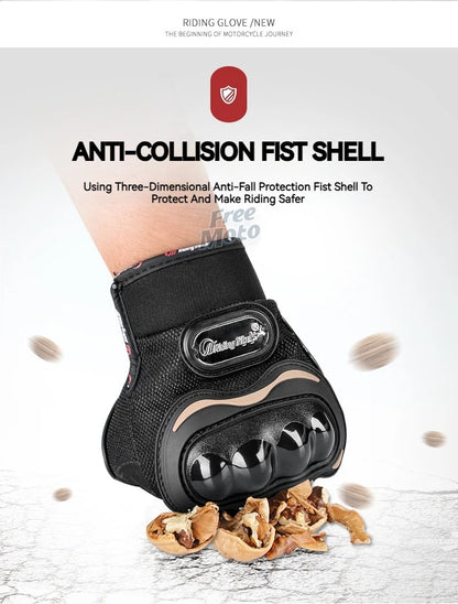 Knight Motorcycle Racing Gloves Motorcross Motorbike Cycling Gloves with Protective gear for honda Kawasaki yamaha