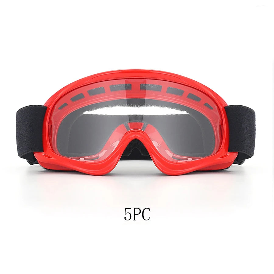 Kids Motorcycle Goggles - UV Protection Riding Glasses for Boys & Girls, Dirt Bike & ATV Windproof Eyewear