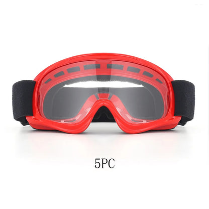 Kids Motorcycle Goggles - UV Protection Riding Glasses for Boys & Girls, Dirt Bike & ATV Windproof Eyewear