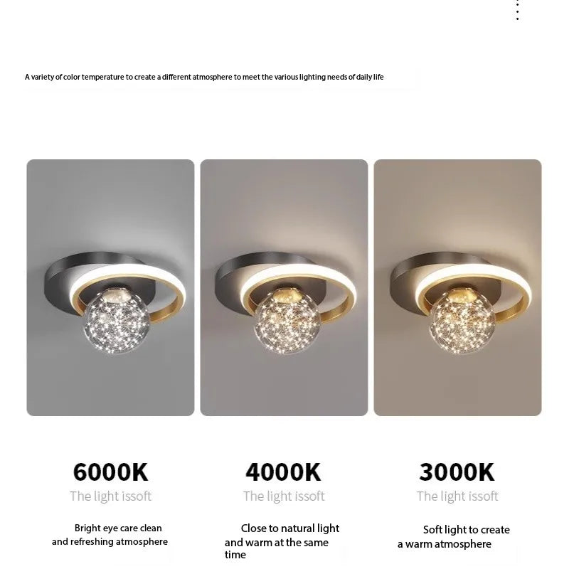 2023 New Aisle Ceiling Lamp Home Decor Living Room Dining Table Bedroom Closet Cloakroom Corridor Modern Small Ceiling Light led
