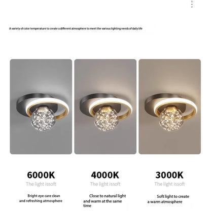 2023 New Aisle Ceiling Lamp Home Decor Living Room Dining Table Bedroom Closet Cloakroom Corridor Modern Small Ceiling Light led