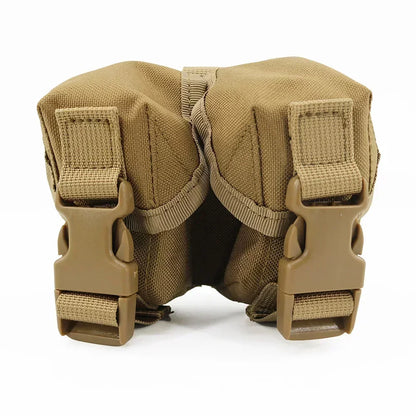 Tactical Pouch Double Frag Grenade Pack Molle EDC Tool Bag Accessory Pouch Shooting Hunting Airsoft Equipment Military Gear