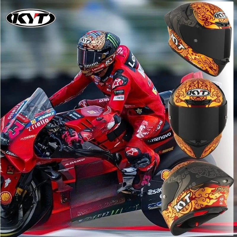 KYT TT TT-REVO NEW Moto Helmet Full Face Helmet Racing Helmet Anti-Fog Off Road Lightweight Capacete Motocross Casco Moto Casque
