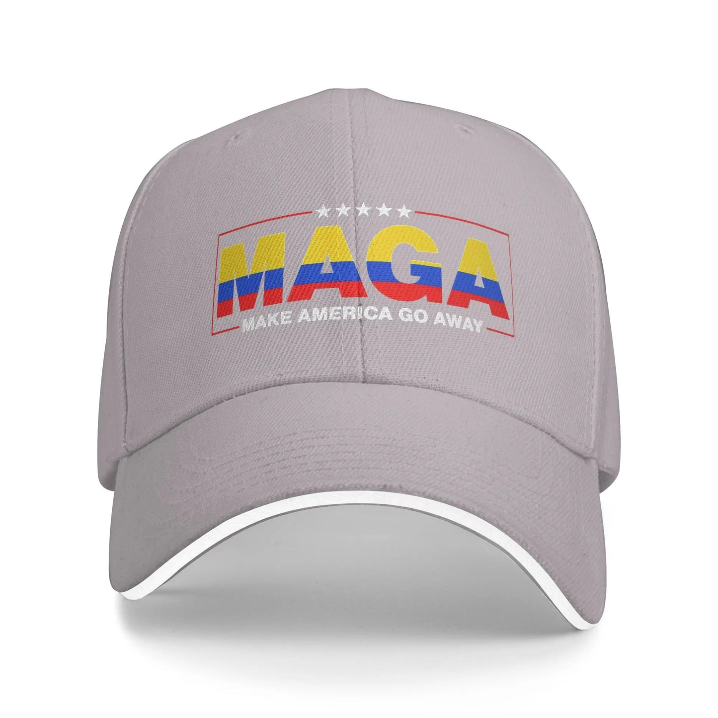 Women Men MAGA Make America Go Away Colombia Patriotic Flag Hat Adjustable Baseball Caps Casual Baseball Cap Sunscreen Hats