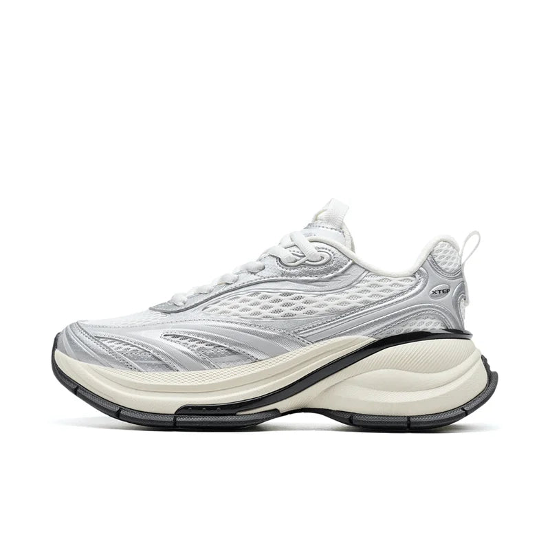 Xtep Basque 3.0 Trendy Cushioning Stable Soft Flexible Rubber Thick Sole Daily Sports Female Shoes 874218320006