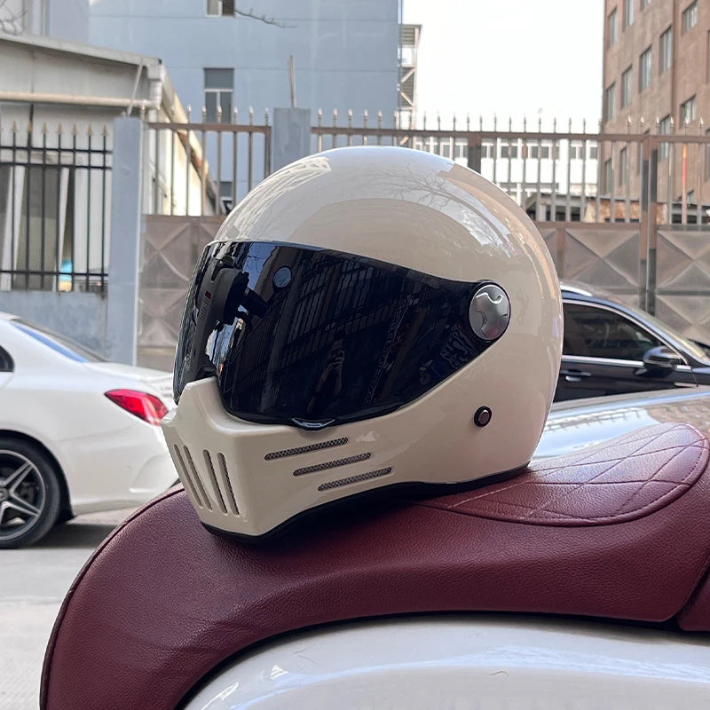 ORZ-728 Full Face casco moto Helmet Vintage Chopper Retro Helmet capacete de motocicleta modular helmet DOT