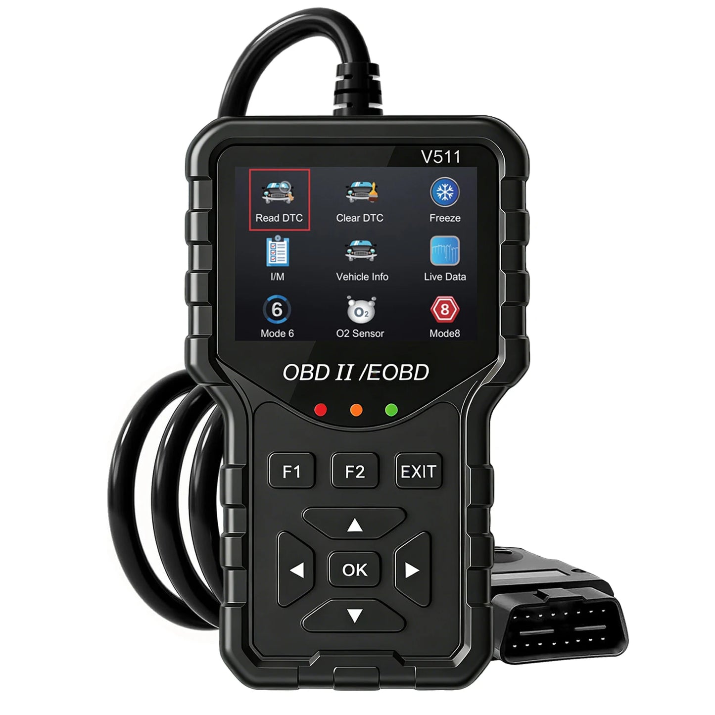 2025 New Model, Supports 8 Languages, Professional Obd2 Car Diagnostic Tool, Direct Sales from the Manufacturer, V511 Professional Code Reader and Scan Tool, Clears Fault Codes, Real-Time Data Stream, Enhanced Engine Fault Co