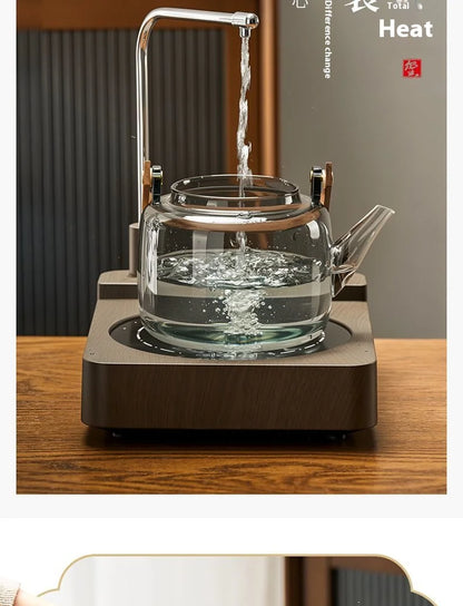 GIANXI Chinese Kung Fu Tea Set Glass Boiling Teapot Tea Water Separation High Temperature Tea Special Samovar Teapot Health Pot
