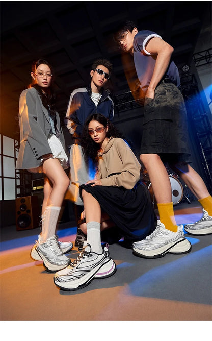 Xtep Basque 3 For Male Sneakers 2026 Spring Comfortable Retro Fashion Luxury Height-Increasing Sports Shoes 874219320001
