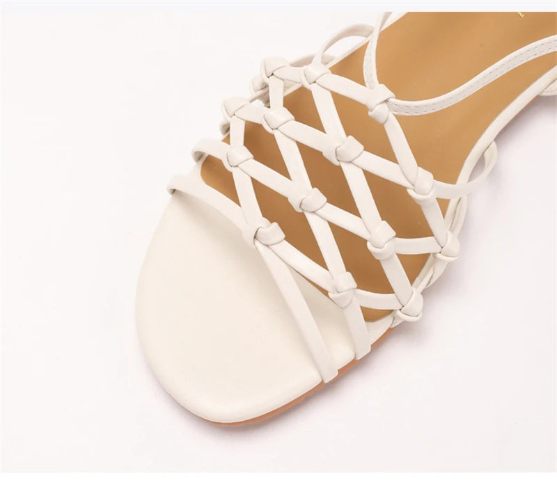ZAROY Luxury Gold Gladiator Flat Sandals Woman Summer Narrow Band Open Toe Roman Shoes Casual Strap Sandalia Zapatos босон