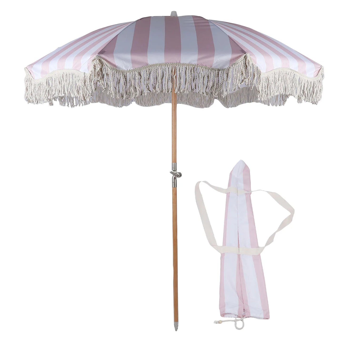 Patio Umbrella 8 Fiberglass Ribs UV Proof Large Outdoor Table Umbrella Garden Deck Backyard Pool Beach Sun Umbrellas