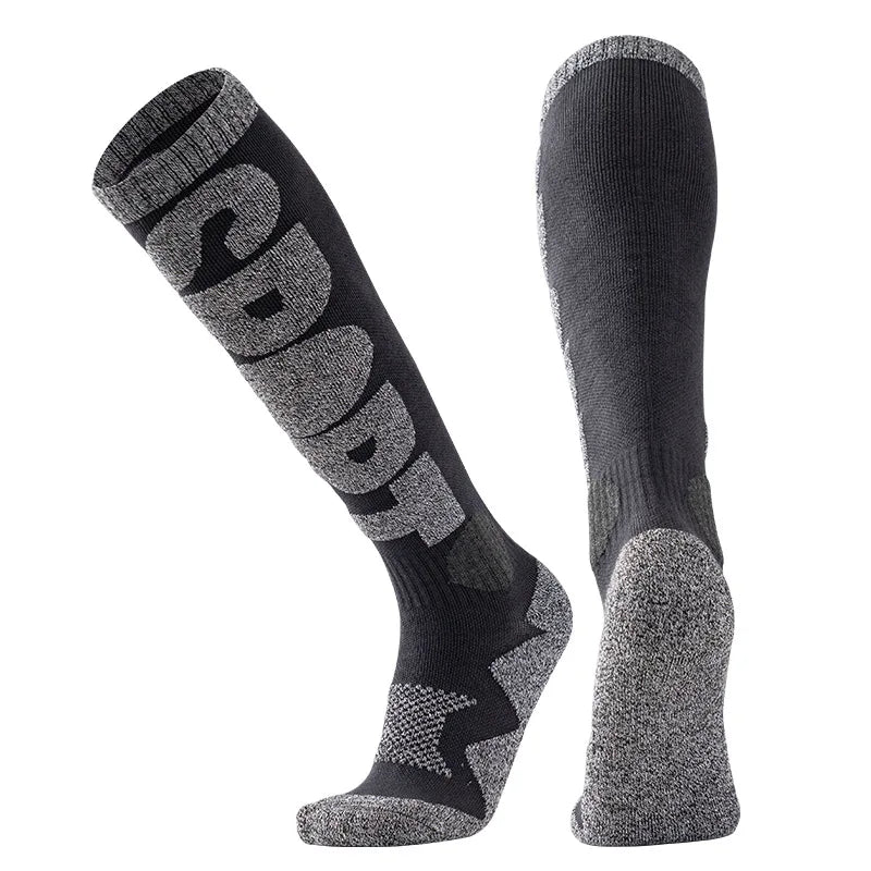 Skiing Socks Thermal Knee-high Cold Weather Warm Sock For Snowboarding And Mountaineering Socks Outdoor Activities