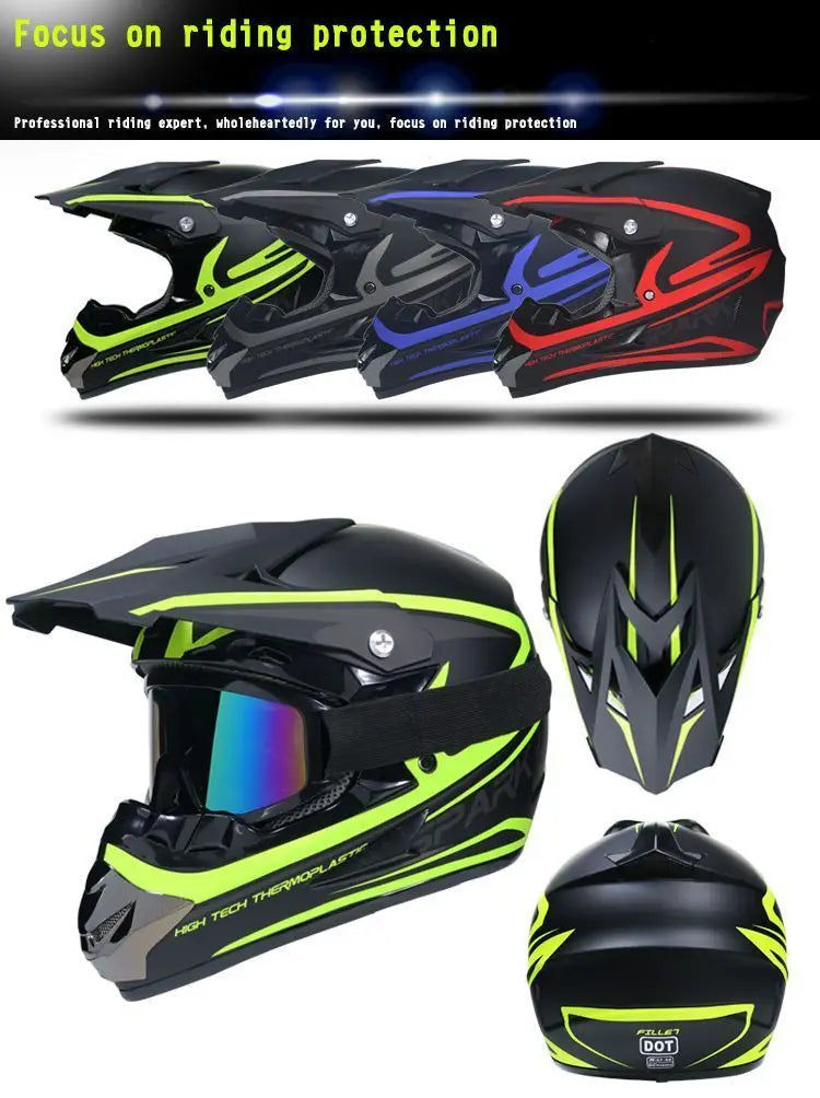 four seasons Racing Helmets Motorcycle Helmet  riding helmet and  rally Helmet Large adv Sports helmet Motocross Helmet Casco