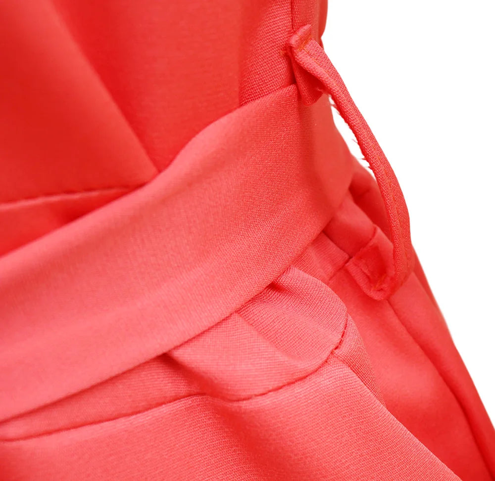 Sleeveless Lapel Jumpsuit Women's Fashion Button Down Shirt Collar Solid Color Wide Leg Commuting Office With Pocket Jumpsuit