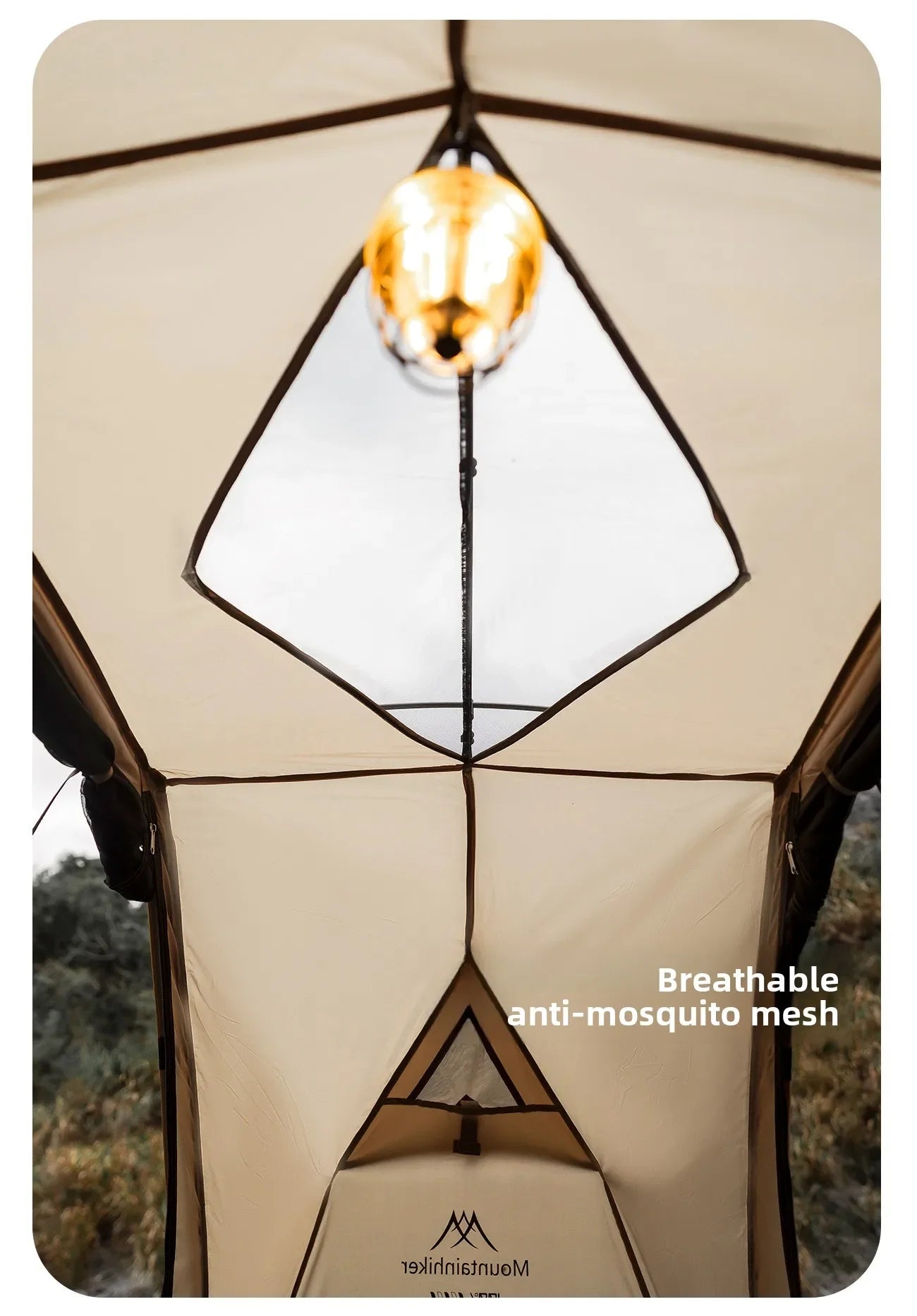 MOUNTAINHIKER Nwe Single Camp Bed Tent Outdoor Waterproof Rainproof Multi-purpose Leisure Camping Tent for Hiking And Travel